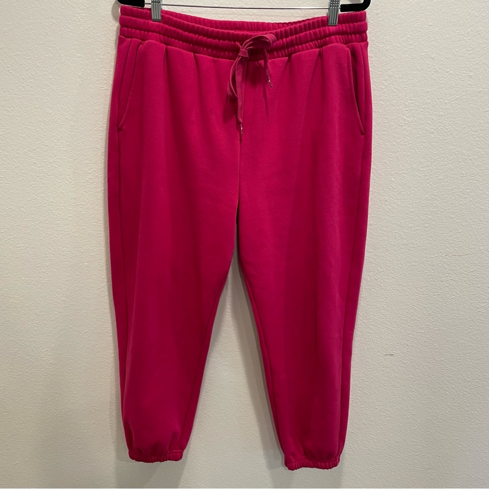Fabletics Very Soft Raspberry Pink Jogger Sweatpa… - image 2